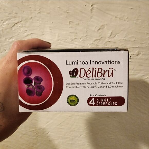 NWT, Reusable K Cups for Keurig 2.0 & 1.0 - Pack of 4 - Picture 2 of 3